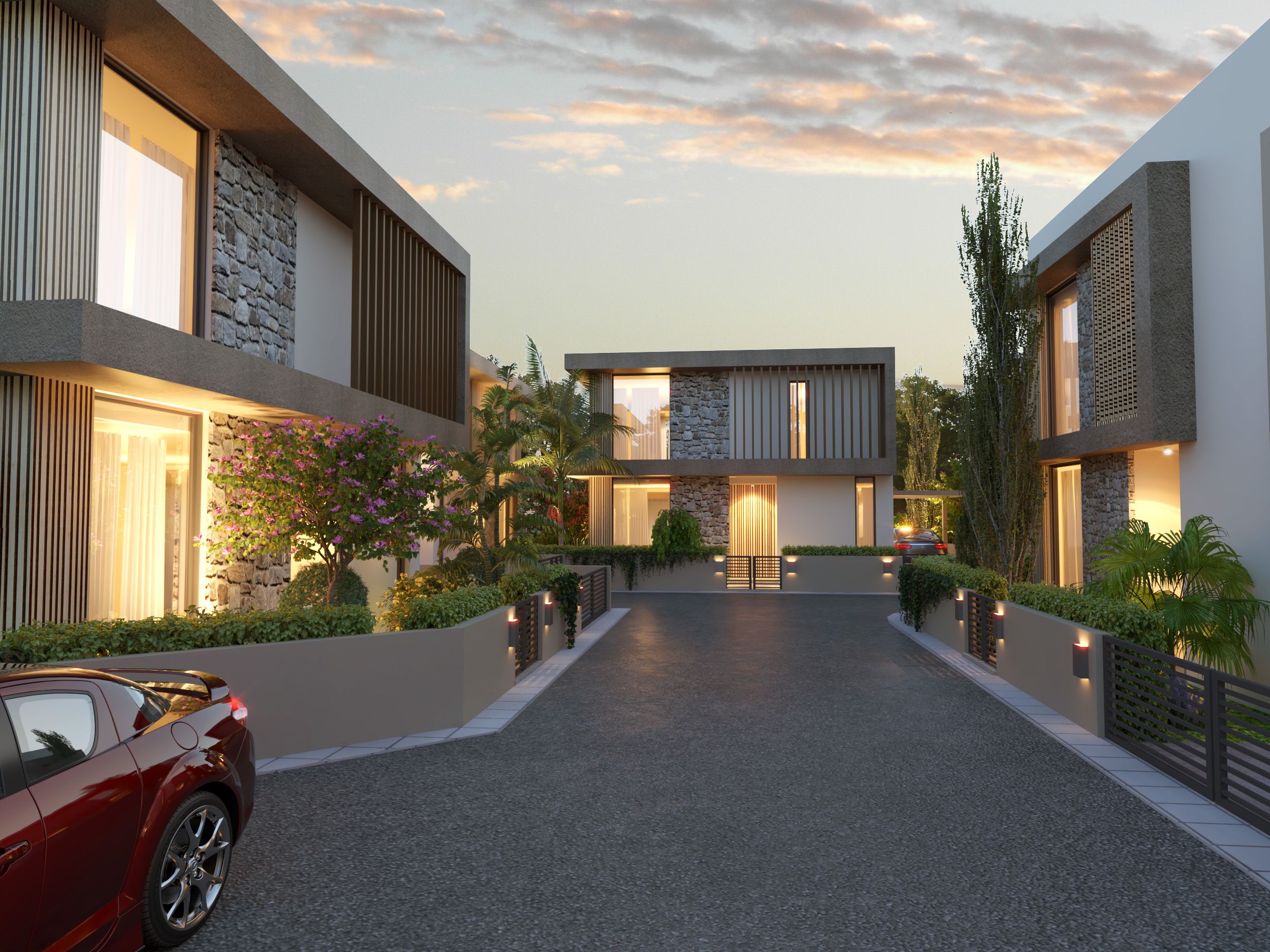 Elian Villas site plan — six villas in Cyprus
