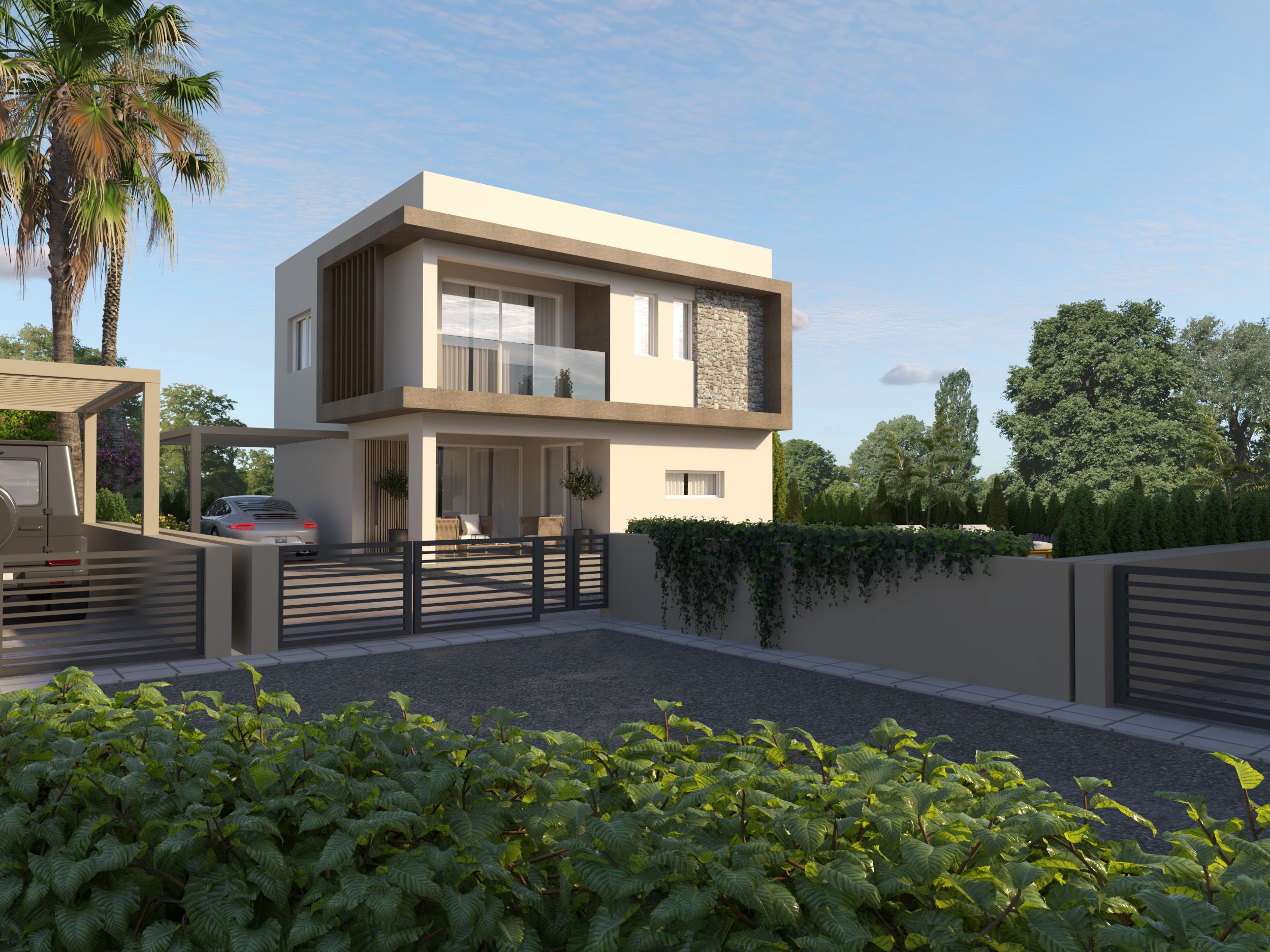 Joanna Bungalows & Villas site plan — seven homes in Cyprus