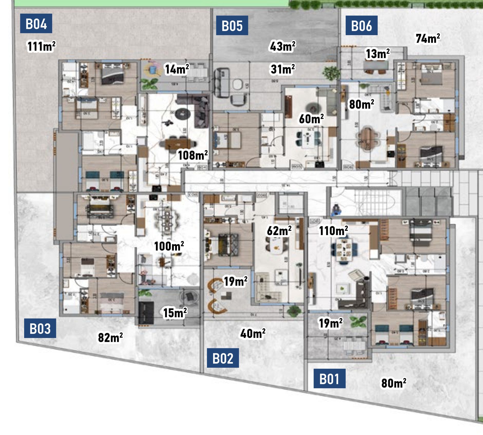Block B, Ground Floor