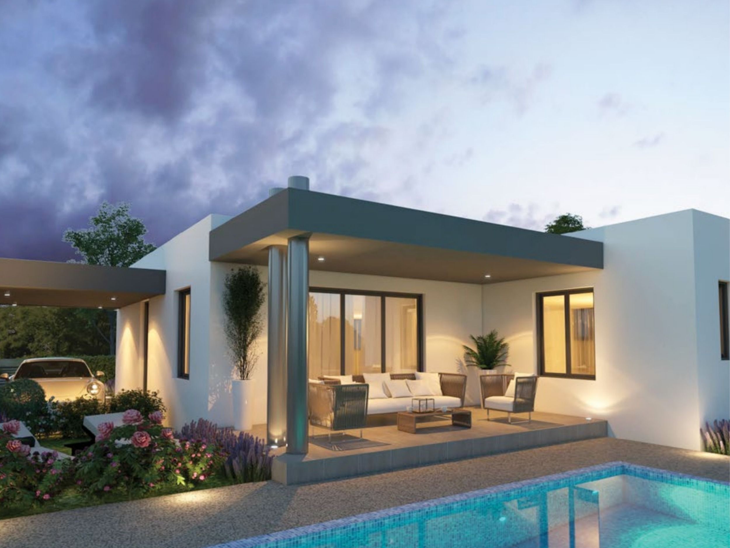 Mesogios Residential Houses site plan — eleven houses in Cyprus
