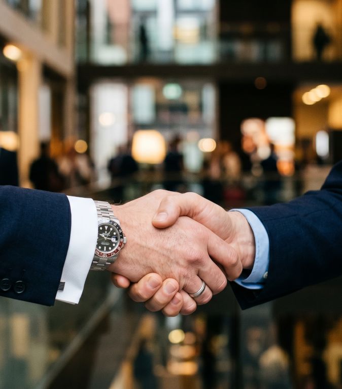 Direct handshake — buy direct from the developer